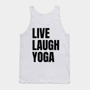 Live Laugh Yoga Tank Top